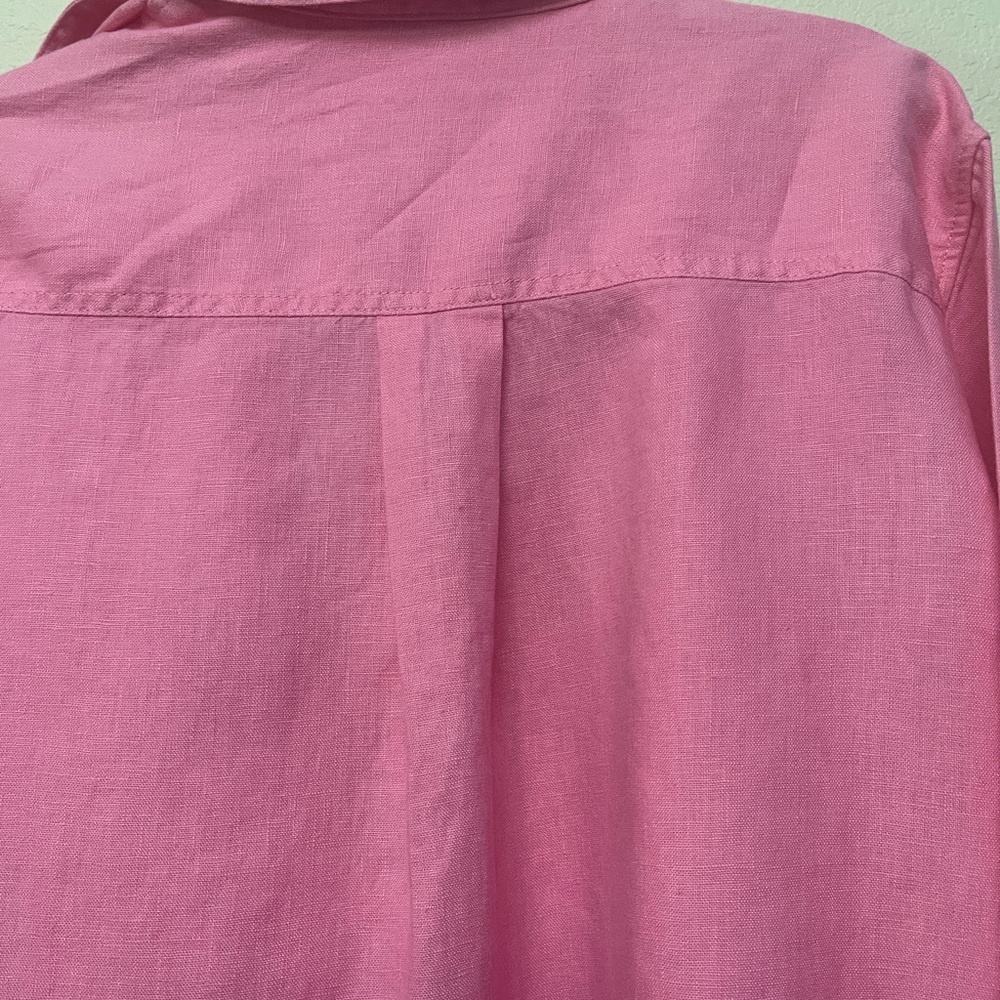 Athleta Vibrant Pink Collared Shirt - Picture 8 of 11